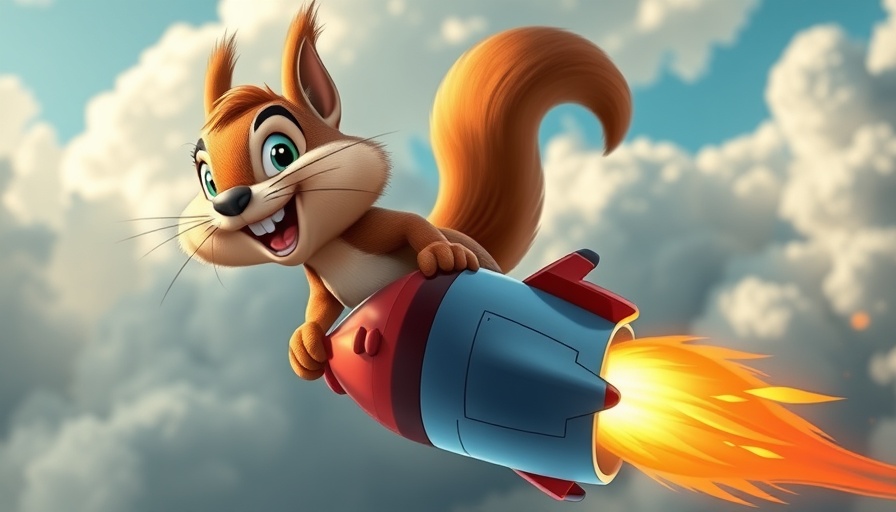 Redfin Rocket merger impact illustrated by a squirrel on a rocket.