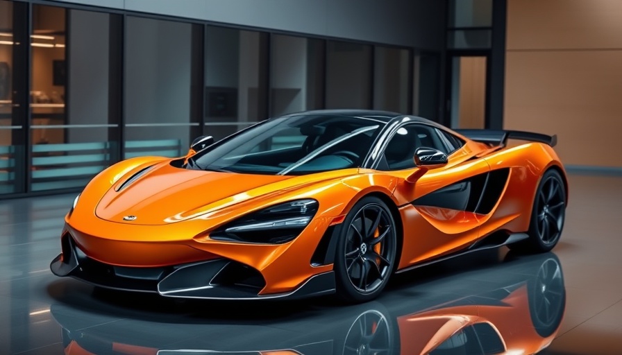 McLaren 750S Special Edition in a modern studio setting.
