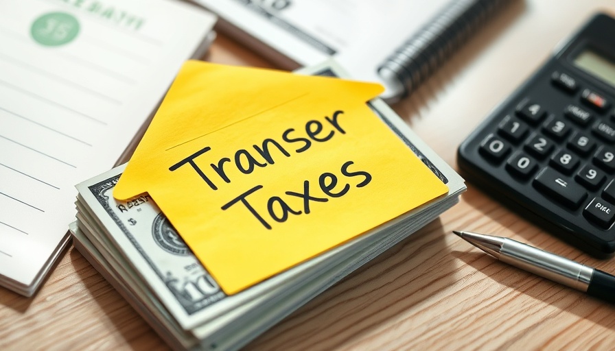 Understanding transfer taxes in real estate with money and notes.