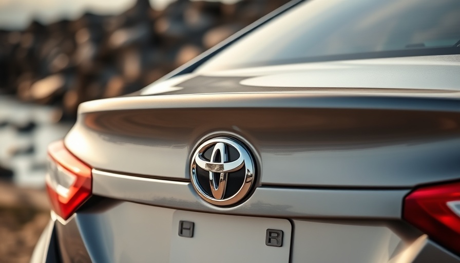 Toyota Camry rear view highlighting badge amidst price hikes.