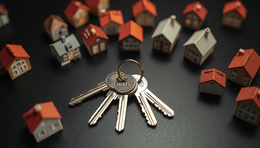 Concept of use and occupancy agreements with keys and house models.