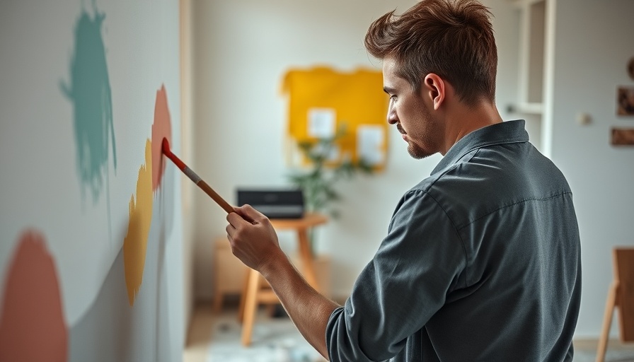 Interior painting timing visualized in a sunlit room.