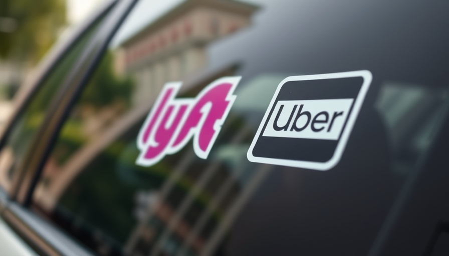Close-up of car window with Lyft and Uber stickers, highlighting rideshare customer support issues.