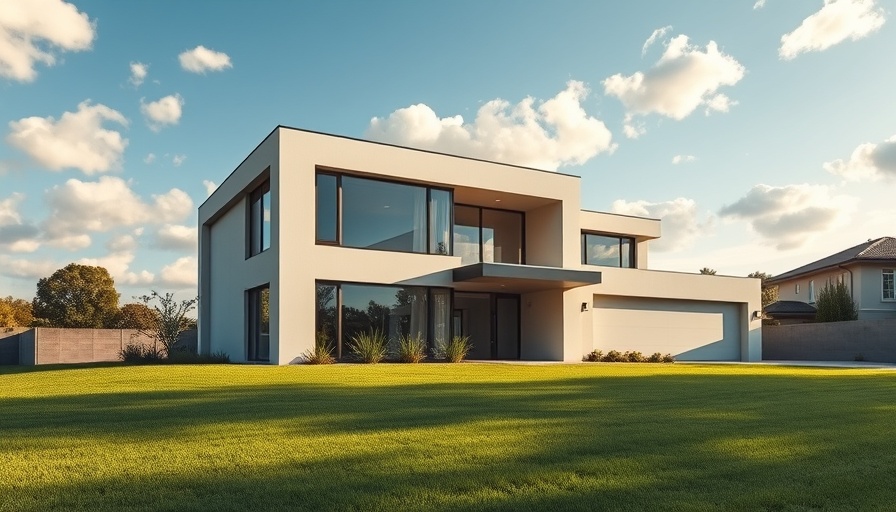Modern suburban house, example of what $1 million buys in the U.S.