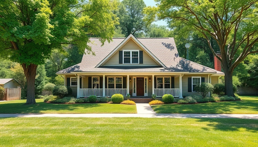 Charming suburban house with a lush green lawn, illustrating home affordability on a $90,000 salary.