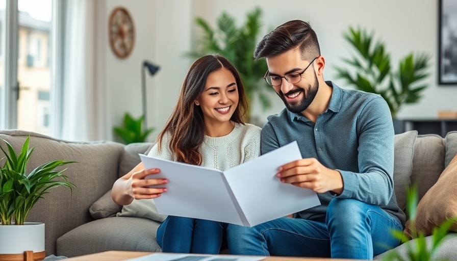 Couple negotiating home purchase details after inspection with agent.