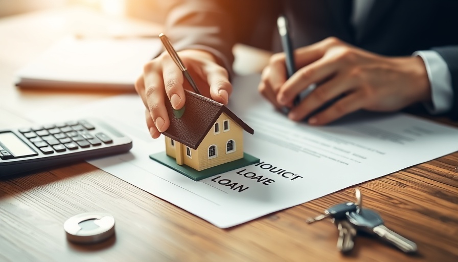 Close-up of document signing for Blended Debt Rates for Homeowners.