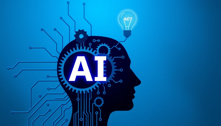 AI mortgage system conceptual image with gears and circuits.