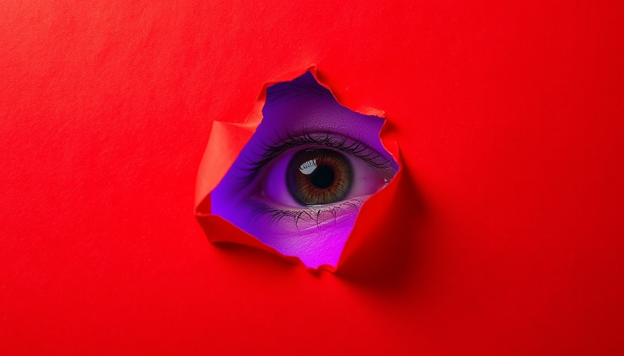 Opendoor CEO Resignation symbolizes transition with eye peeking through torn paper.