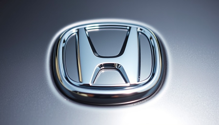 Close-up of Honda logo on metallic surface, highlighting brand emblem.