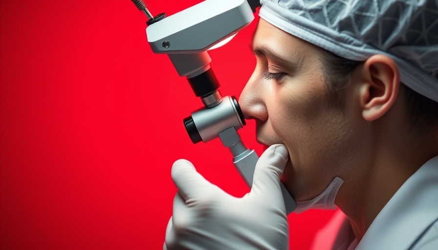Dermatologist examines skin with dermatoscope, Health Risks and Treatments in Dermatology, May 2025.