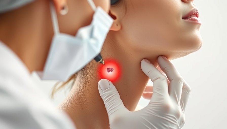 Innovations in dermatology: professional skin examination with digital tech.
