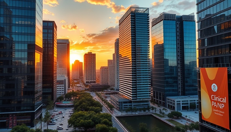 Orlando cityscape hosting Fall Clinical Dermatology Conference 2025.