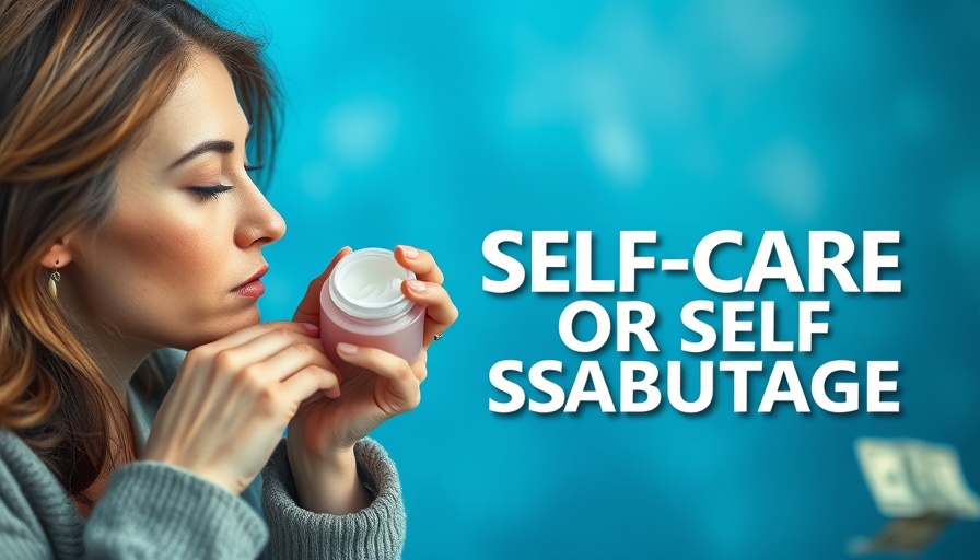 Skincare budget financial goals concept with self-care decision.