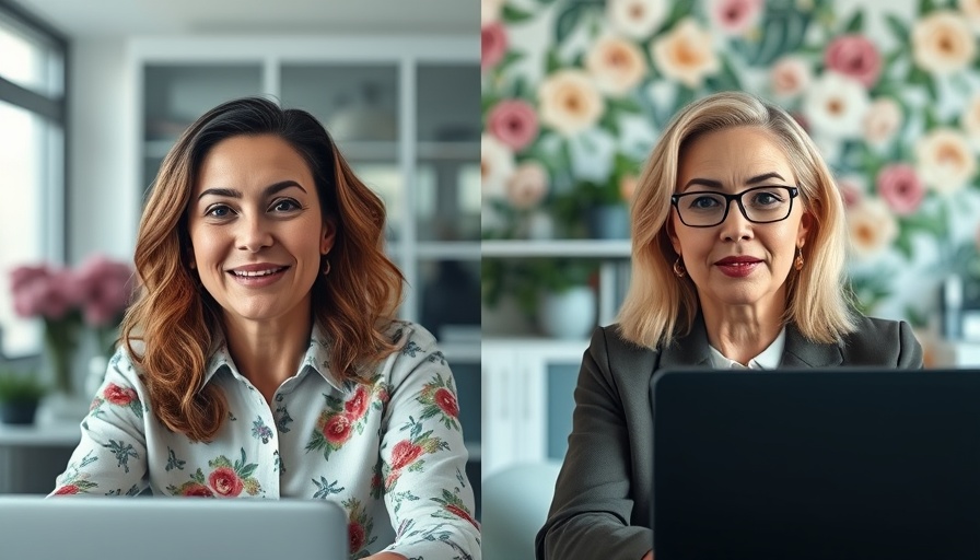 Virtual discussion on skincare routine and sleep quality.
