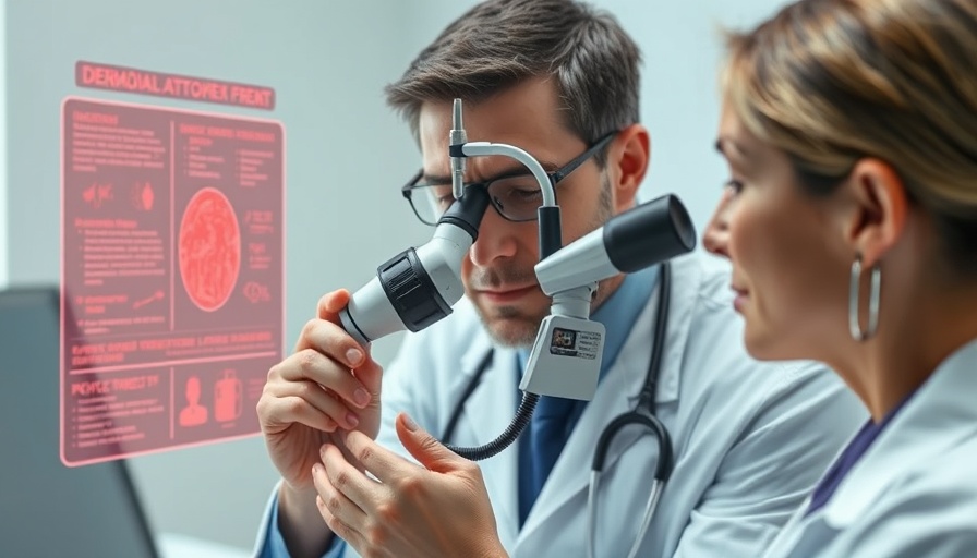 Dermatologist examining patient skin, Innovations in Dermatology feature.
