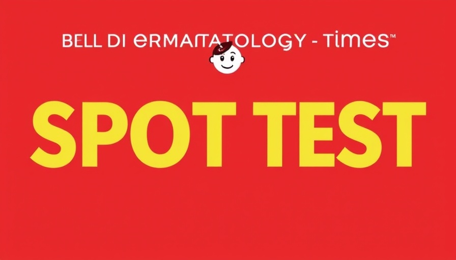 Dermatology Times Spot Test graphic for chronic hand eczema.