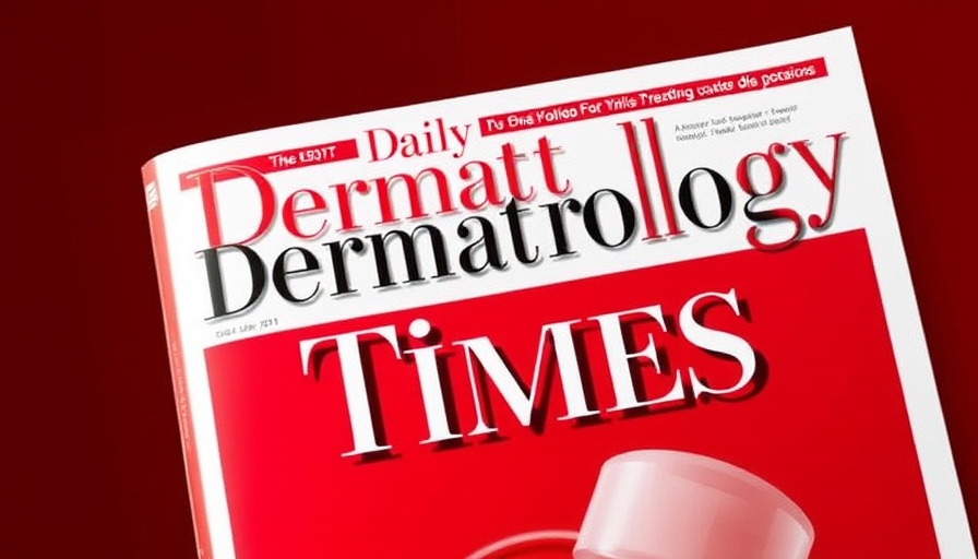 Daily Dermatology Times cover displaying advancements in dermatology.