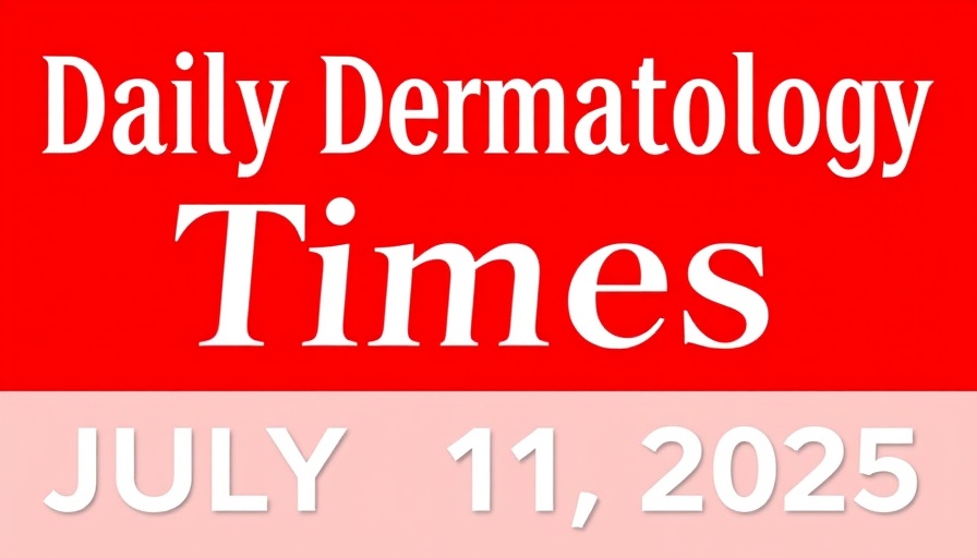 2025 skincare secrets in a red elegant banner.