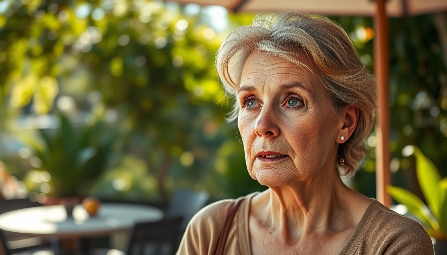Middle-aged woman's face discussing laser treatments effectiveness.