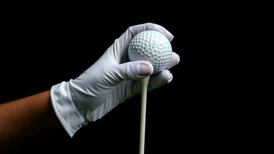 Gloved hand holding a golf ball symbolizing natural healing by a naturopath in Gig Harbor.