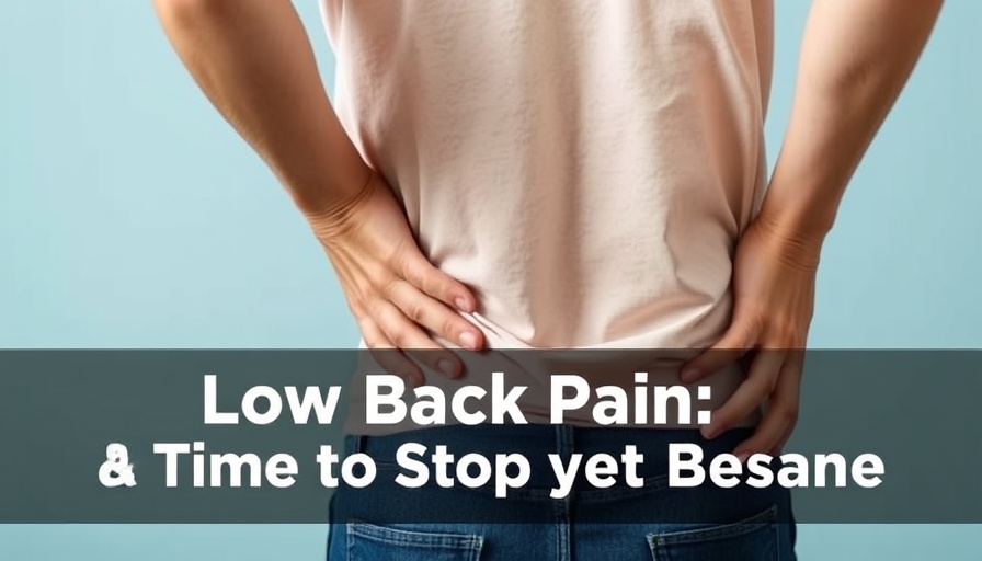 Person with low back pain needing chiropractor near me.