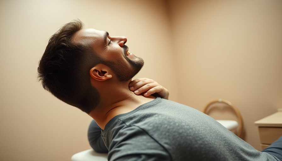 Chiropractor near Gig Harbor adjusting patient's back in clinic.