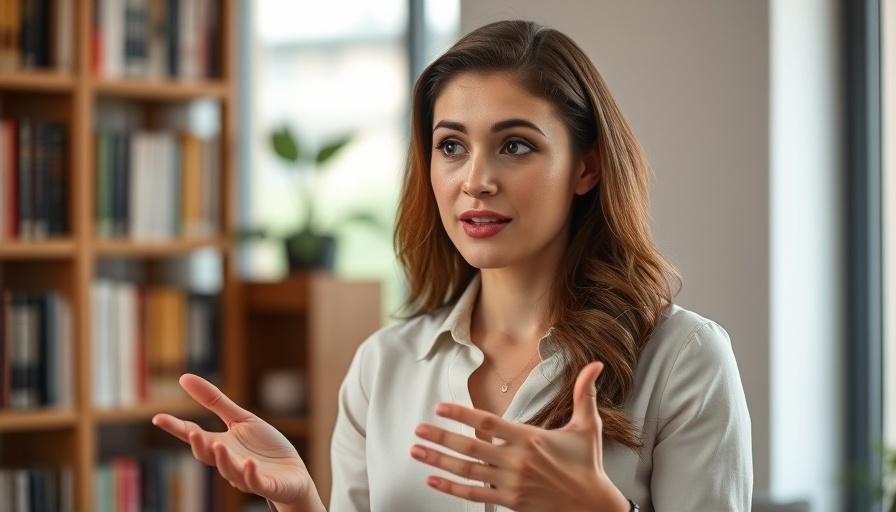 Professional woman discusses healthy fat swaps for lymphatic health.