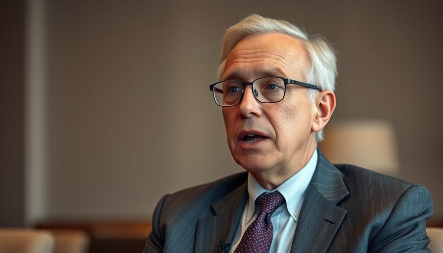 Elderly male in professional attire discussing lectin-free foods on a podcast.