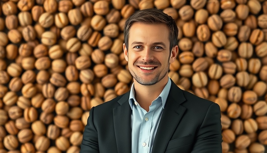 Antioxidant-rich foods: man with walnuts background.
