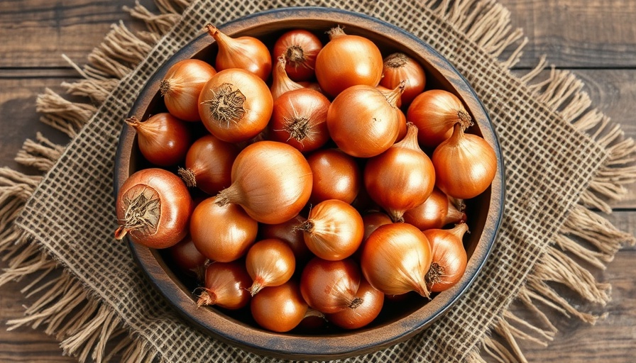 Fresh brown onions in a bowl, beneficial for weight loss and cholesterol management.