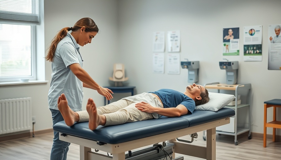 Physical therapist assisting a patient at Gig Harbor physical therapy.