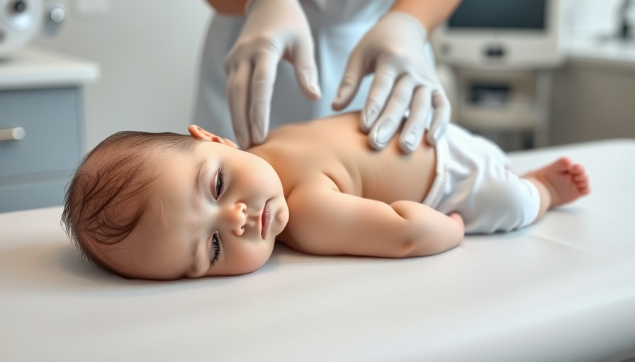 Infant receiving chiropractic care; are chiropractors for babies safe?