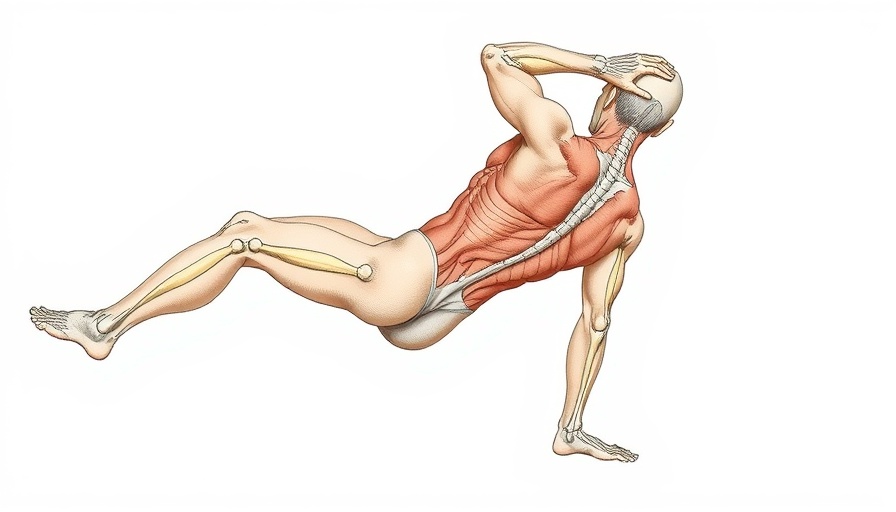 Anatomical illustration of back strengthening exercises with posture guide.