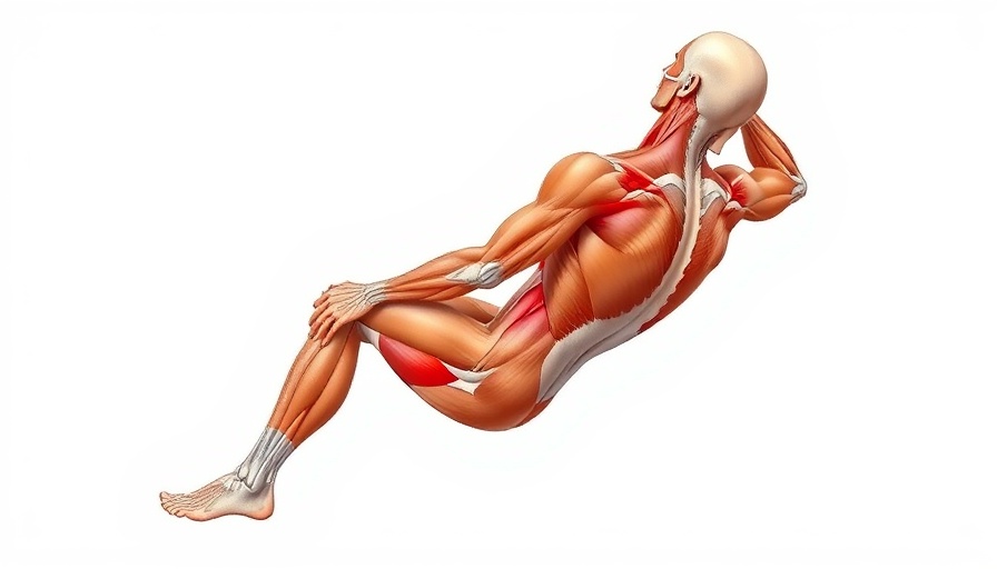 How to fix your posture: Muscular anatomical figure performing exercise