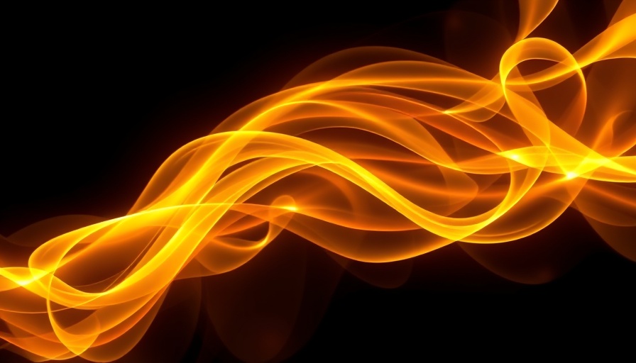 Golden light swirls on dark background representing energy for evidence for homeopathy.