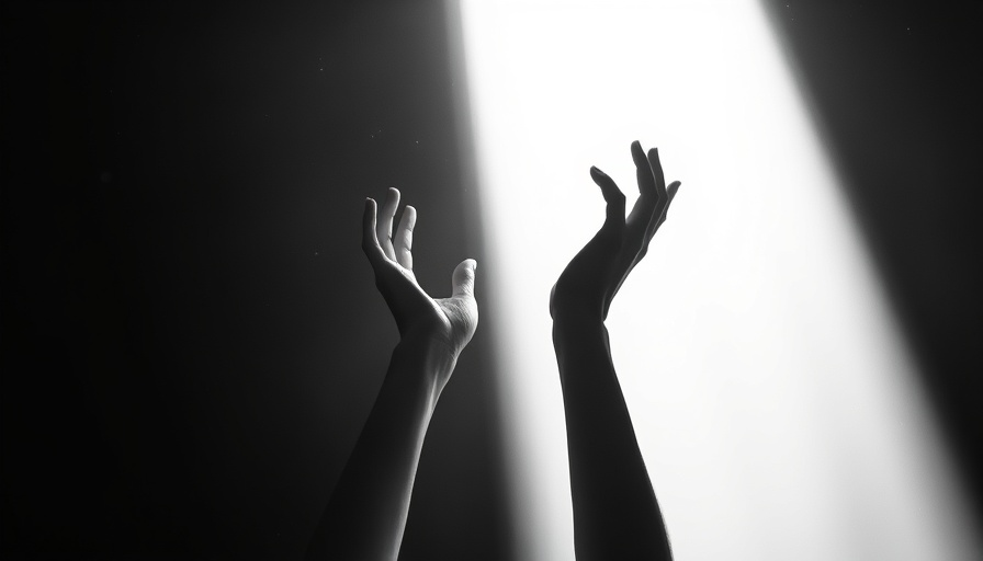 Hands reaching towards light, symbolizing Seasonal Affective Disorder treatment hope.