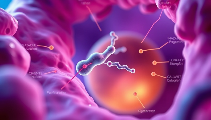 Urolithin A and longevity graphic with mitochondria illustration.