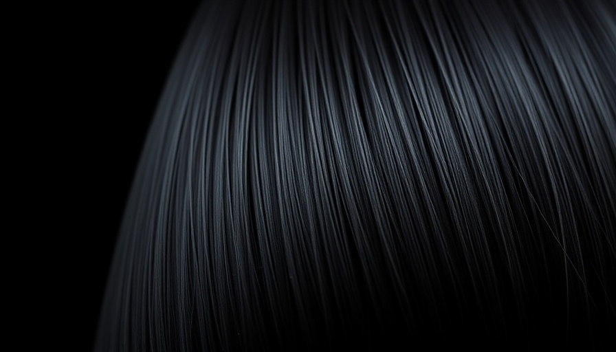 Close-up of shiny black hair texture, related to how often to wash your hair.