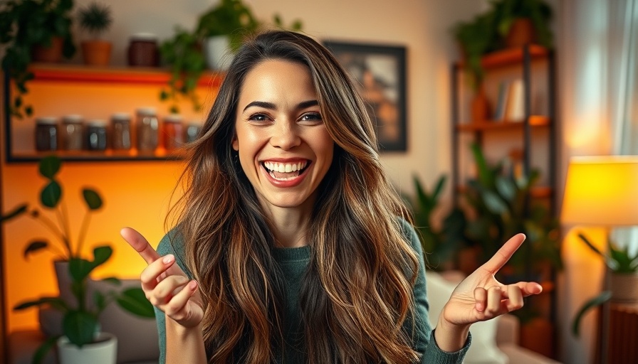 Smiling woman discussing herbal remedies in Gig Harbor.