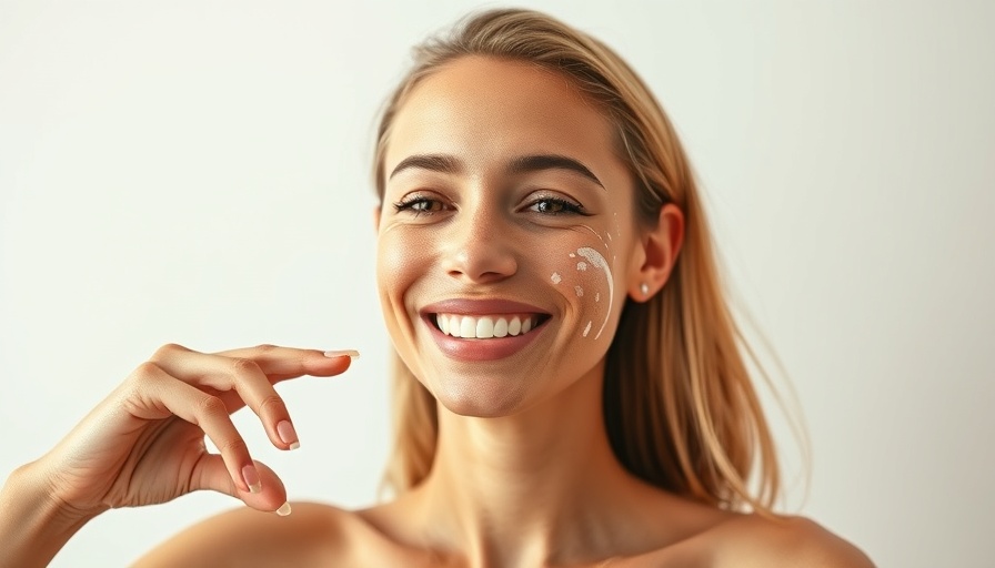 Viral sunscreen hack demonstration with creative skin art.