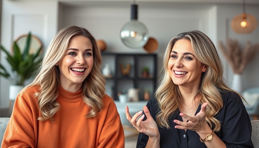 Glowing skin secrets discussion with two women in virtual interview.