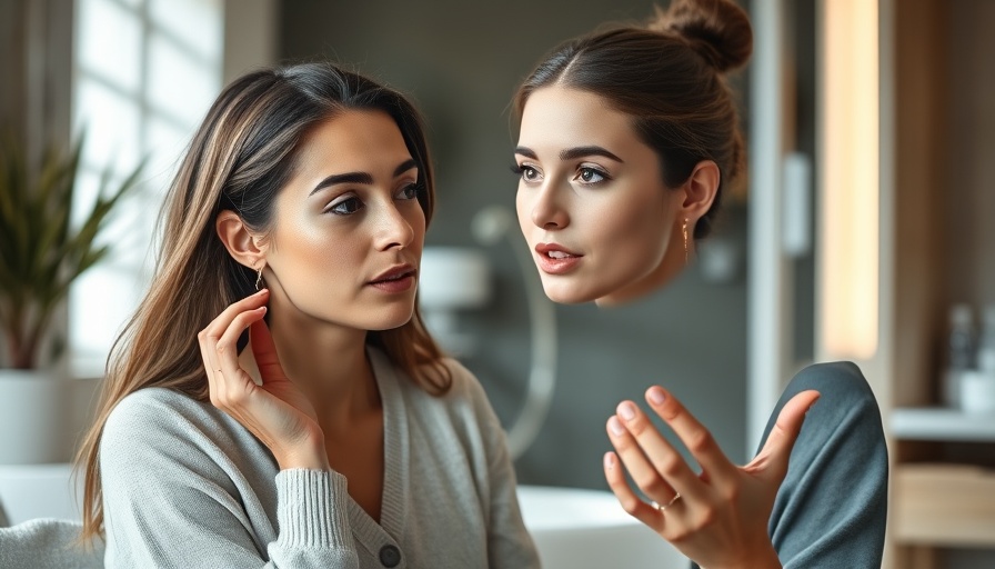 Young woman discussing skincare tips, medspa Gig Harbor.