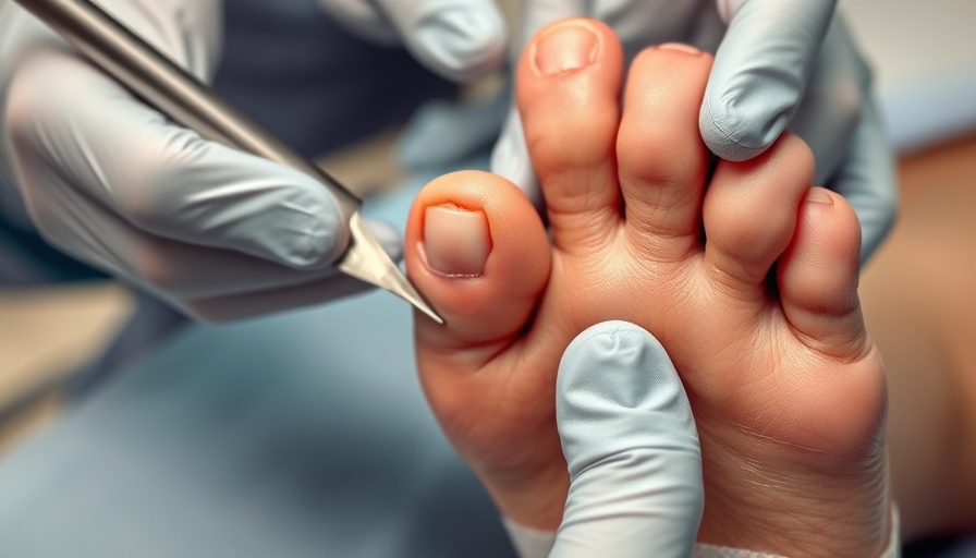 Medspa Gig Harbor toenail fungus consultation and examination.