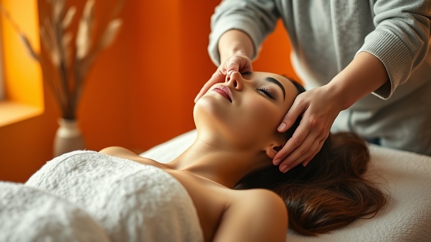 Calm woman enjoying a deep tissue massage in a warm, soothing room.