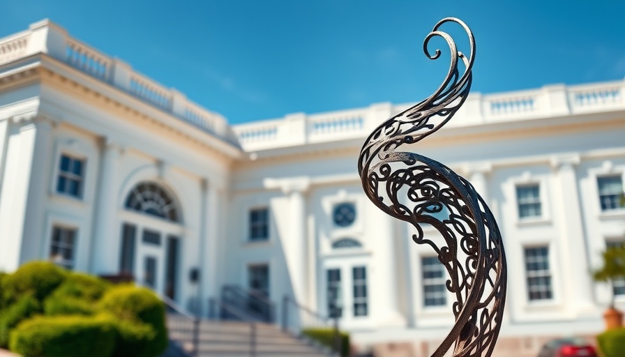 Coastal Arts Center sculpture in Gulf Shores, cheap activities highlight.