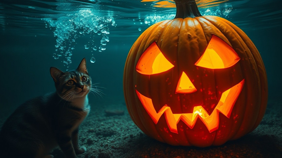 Underwater pumpkin carving, horror film with cats are strange Pensacola Halloween events