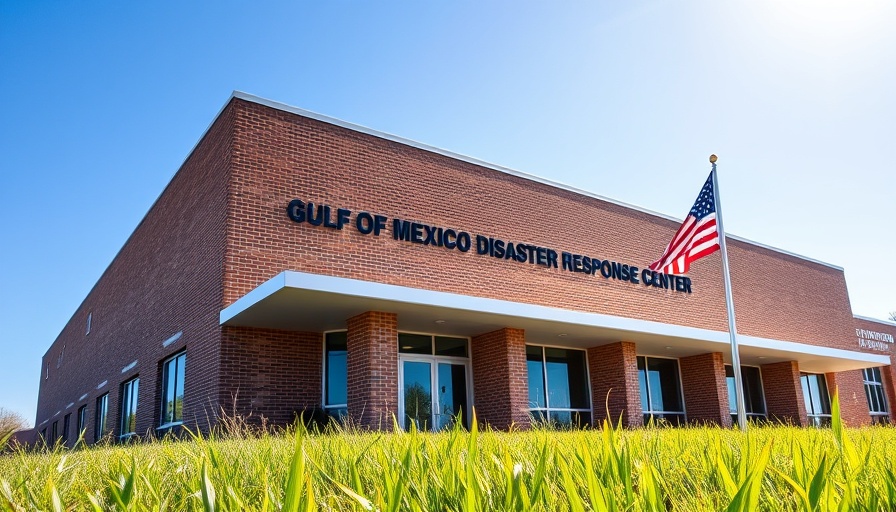 Gulf of Mexico Disaster Response Center building with potential renaming implications