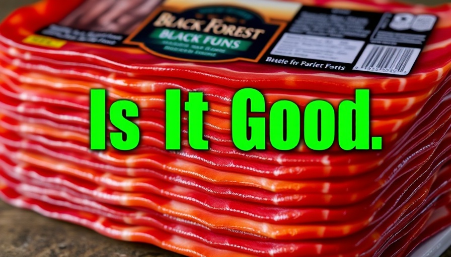 Aldi Black Forest Bacon packaging with 'Is It Good?' text.