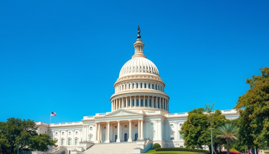 United States Capitol building under a clear blue sky, Gulf of America bill.